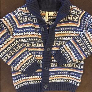💙🧡Janie and Jack Toddler 2T Fair Isle Sweater 💙🧡